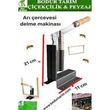 Bodur Tarım Bulancak Arı Kovan Çerçevesi Delme Makinası Kollu Demir