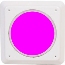 Slim Flat Kare Sıva Üstü LED Havuz Aydınlatma Ampülü Lamba Mor 230MM x H33MM 30W