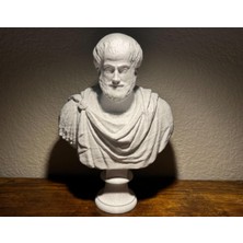 AyrStore Aristoteles Büstü Minimal Ev Ofis Hediyelik Dekoratif Obje Figür 15 cm