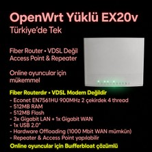 Openwrt Yüklü Tp-Link  EX20V AX1800 Wifi 6 Router