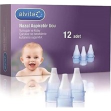 AyrStore Alvita Nasal Aspiratör Yedek Uçlu 12'li