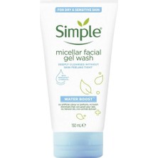 AyrStore Simple Water Boost Micellar Yüz Temizleme Jeli Nemlenmiş ve Ferah Bir Cilt Için, 150 ml