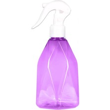AyrStore Promosyonca Prizma Desenli Sprey Şişe, Boş Plastik Şişe, Püskürtme Başlıklı (Mor)