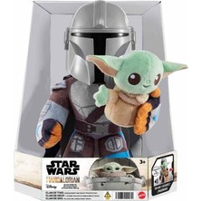 Budi Star Wars Mandalorian Sesli Pelüş Figür