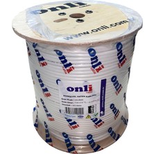 Antenci Onli Gold Seri RG6U6 300METRE 80TEL Beyaz Anten Kablosu Yerli Üretim
