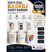 May Cup Firmaya Özel Baskılı Karton Bardak 7 Oz1000 'li