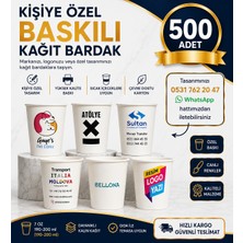 May Cup Kişiye Özel Baskılı Karton Bardak 500 'lü