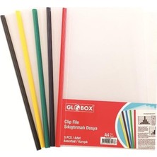 AyrStore Globox 6427 Baskılı Poşet Dosya 10-Lu, Çok Renkli