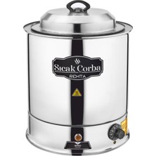 AyrStore Remta Çelik Model Maksi Çorba Isıtıcı, 13 Lt