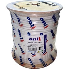Onli Gold Seri RG6U6 300METRE 64TEL Beyaz Anten Kablosu Yerli Üretim