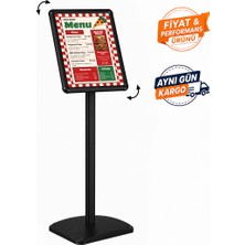 Desmark A3(29.7X42CM) Eko Menü Bilgilendirme & Yönlendirme Panosu Siyah Renk