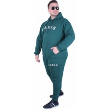 Moc Grande Mocgrande Erkek Büyük Beden 3 Iplik Eşofman Takım Paris TK25609 Neftı