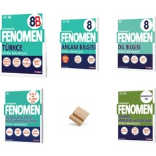 Fenomen Yayıncılık Fenomen Lgs 2027 B Serisi Türkçe Anlam Bilgisi Dil Bilgisi Yazım Kuralları ve Deyimler 5li Set Soru Bankası + Telefon Standı