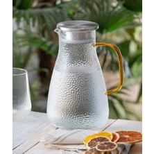 Acar Questo Metal Kapaklı Oval Cam Sürahi - 1800ML