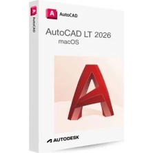 Autodesk AutoCAD LT 2026 (Mac) - 1 Mac 2 Yıl Dijital Kod