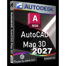 Autodesk Autocad Map 3D 2027 (Windows) - 1 Pc 2 Yıl Serial Kod Full Sürüm