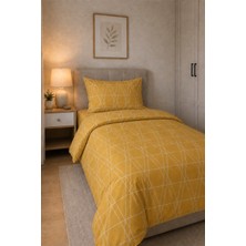 Freyja Home Lastikli Çarşaflı %100 Pamuk Tek Kişilik Nevresim Takımı