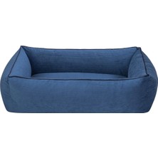 AyrStore Pet Comfort Golf Vita Mavi Kedi ve Köpek Yatağı S 60X75CM