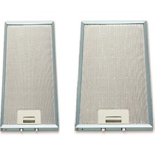 AyrStore Ehla Filtre Esty 1390 / 1350 Aspiratör Filtre Seti (Metal) / 20.5 x 47.6 cm & 13 x 47.6 cm ( 2 Adet