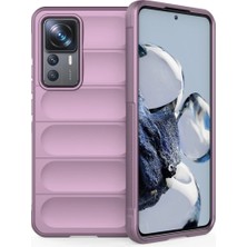 Uravas Store Xiaomi Mi 12T Pro Kılıf Optimum Silikon - Mor