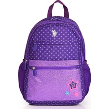 U.s. Polo Assn. PLCAN23285 Yıldız Desenli Simli Çocuk Okul Sırt Çantası