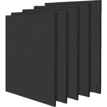 AyrStore Artlantis Maket Kartonu Siyah Fotoblok 3 mm 50X70 cm 5 Adet Hobi Sanat Okul Köpüklü Straforlu Mak
