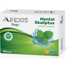 Apexis Drops Mentol Okaliptus Aromalı Pastil 16'li
