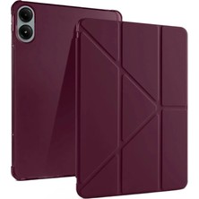 Uravas Store Xiaomi Redmi Pad Pro 12.1 Kılıf Kalemlikli Mars Tablet Kılıfı - Mürdüm