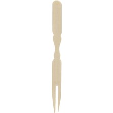 AyrStore Kullan At Market Dolphin Bambu Cips Çatalı, 9 Cm, 100'LÜ