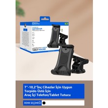 Azurtech Acl T-94 Araç Içi Telefon Tablet Tutucu 7-10,2 Inç Torpido Üstü Vantuzlu Ayarlanabilir Stand