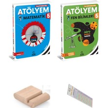 Arı Yayıncılık 5.sınıf Matematik Fen Bilgisi Atölyem 2027 Maarif Model +Telefon Tutucu +Çözüm Ayracı