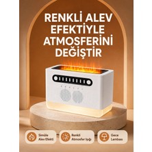 İlkyaz Fashion Type-C Şarjlı Kablosuz Hoparlör Beyaz Gürültü ve Atmosfer Işığı ILKYZ-KRGRS34