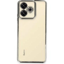 Uravas Store Xiaomi Redmi 13 4g Kılıf Razer Lensli Silikon - Gümüş