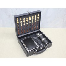 Just Cheap Store Tirbuşon Satrançlı Matara Seti ALK3914