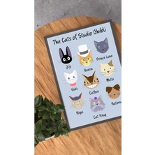 512 Store The Cat Returns Poster A4 Boyutu 21 * 29 cm Pvc Kaplı 200 gr Parlak Hd Kalite Çerçevesi