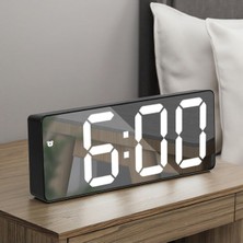 AyrStore Sonex Dijital Masa Saati – Alarm Erteleme, Gece Modu ve Ses Kontrollü Akıllı LED Saat