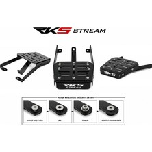 Ataerler Rks Stream M.R.GST500T-6/STREAM-LT Çanta Demiri Arka Bagaj Taşıyıcı Demiri (Bagaj Tablası) – Dayanıklı Çelik Gövde