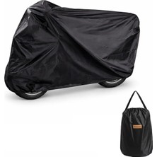 Microcase Universal Su Geçirmez Motosiklet Scooter Brandası Örtüsü Lastikli Taşıma Çantalı