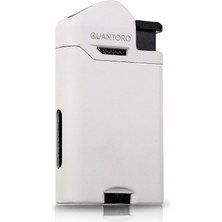 AyrStore Quantoro Metal Jet Çakmak Matte White
