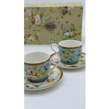 Mikasa Moor Gardenia Luxe 2li Kahve Fincan Seti 90CC