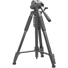 Uravas Store Telefon Tripodu Ayarlanabilir Kollu 4 Kademeli 206 cm Siyah ND1043
