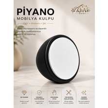 Rene Home Piyano Mobilya Kulpu Dekoratif  Şifonyer Gardırop Mutfak Banyo Kulpu