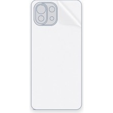 Schitec Xiaomi 11 Lite Uyumlu Arka Yüzey Hidrojel Koruyucu Film