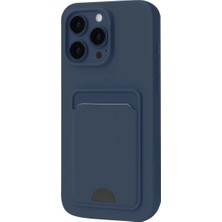 Uravas Store Iphone 16 Pro Kılıf Kelvin Kartvizitli Silikon - Lacivert