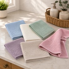 Gonca Renkli Mutfak Havlusu 30X50 cm 6’lı Set %100 Pamuk