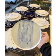 Onedekor 32 Parça Istanbul Blue Wind Kahvaltı Takımı Gold
