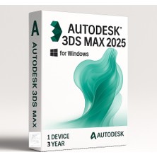 Autodesk 3ds Max 2025 (Windows) - 1 Pc 3 Yıl Autodesk Serial Key