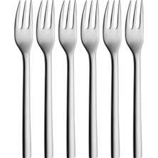 AyrStore Wmf Nuova Çelik 6'li Kek Çatalı Seti