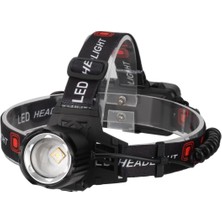 AyrStore Panther PT-5225 USB Şarjli Kafa Lambasi Tek Ebat Siyah