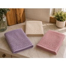 Gonca Renkli Mutfak Havlusu 30X50 cm 3’lü Set %100 Pamuk